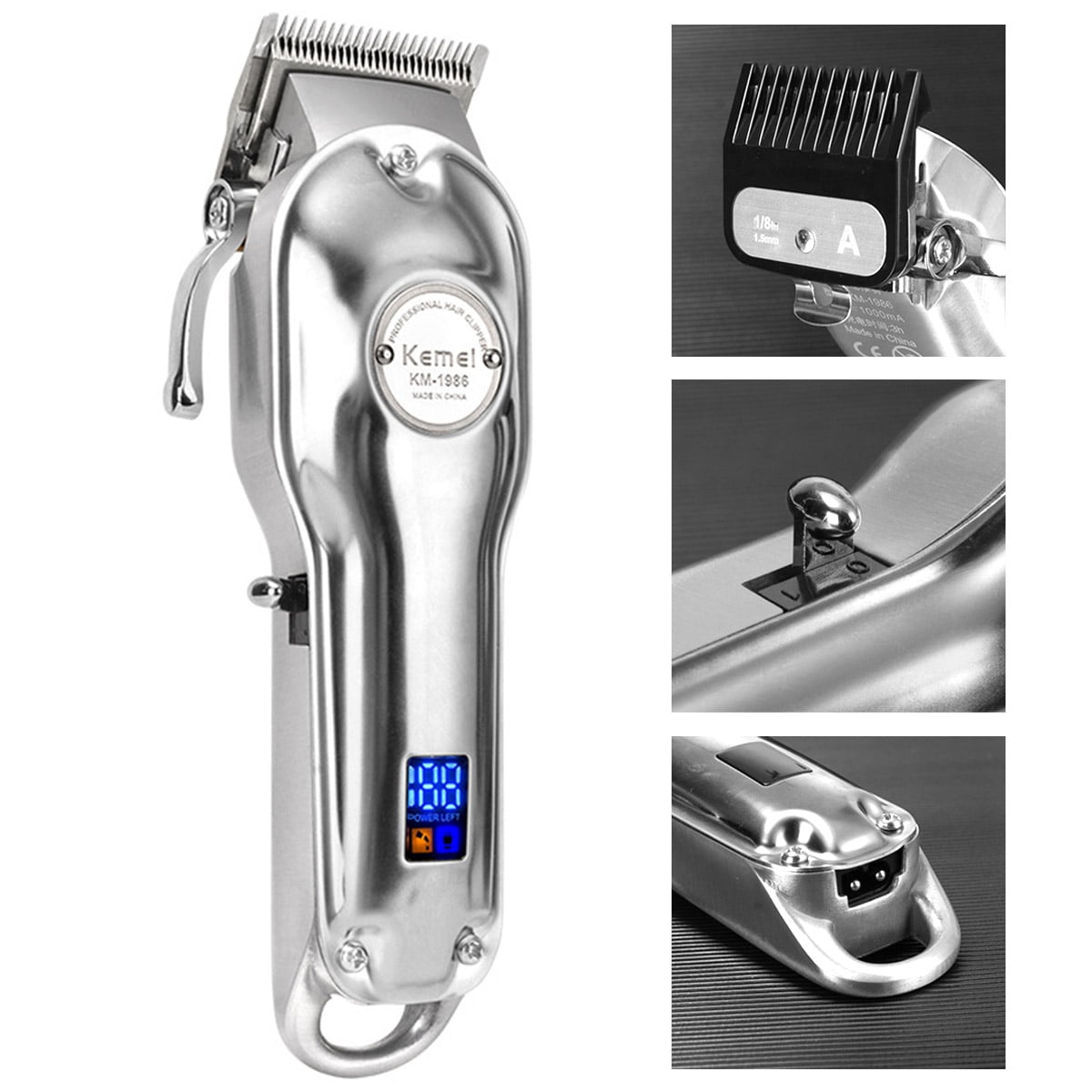 Professional Hair Clippers Hair Trimmer for Men Cordless Clippers for