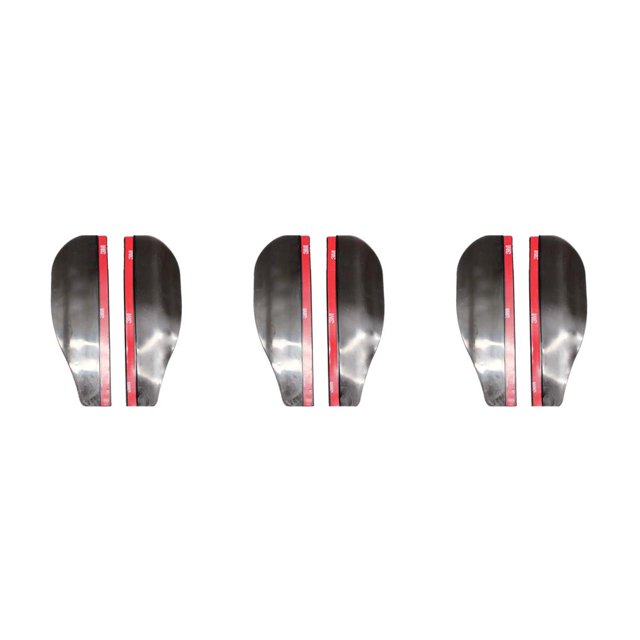 Justharion Stylish Car Rearview Mirror Rain Brow Cover Easy To Install And Waterproof Scratch-resistant No.02 3Set