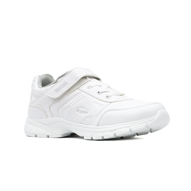 Tenis Escolares Para Niño Yuyin 20022D T23 Zapaterias Mexico 20022D-BCO-GRI