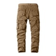 thumbnail image 5 of ENCCRWIN Men's Heavy-Duty Multi-Pocket Work Pants, Reinforced Knees, Comfortable Fit for Work, Hiking, and Casual Everyday Use,Earthy Yellow 34, 5 of 5