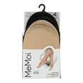 thumbnail image 4 of MeMoi 4 Pair Women's Fine-Edge Mule Toe Covers with Cotton Cushioning - Womens - Female, One Size, Nude-Black, 4 of 5