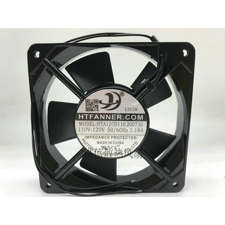 For HTA120D110 AC 110V 120V 0.18A 120x120x25mm Server Cooling Fan