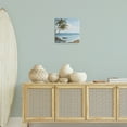 thumbnail image 3 of Stupell Industries Palm Trees Looming Beach Coastal Painting Gallery Wrapped Canvas Art Print Wall Art, 17 x 17, 3 of 8