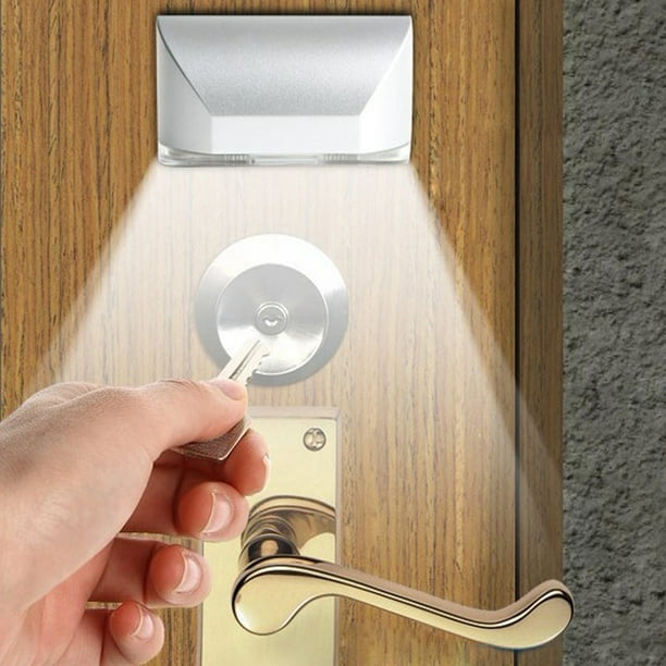 Petite lampe de capteur de lumière de nuit à induction de clé d'armoire de  serrure de porte intelligente à LED 