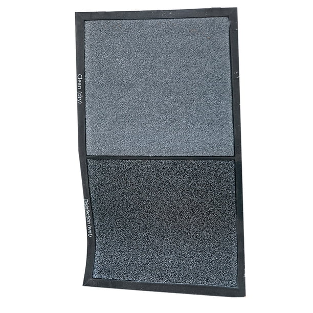 Felpudo profesional antideslizante para baño, desinfectante para el hogar, cojín impermeable para tienda (gris)