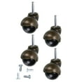thumbnail image 4 of Miangastore 4pcs Caster Wheel 8x38mm Office Home Computer Chair Caster Stem Caster Wheel, 4 of 8