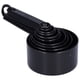 thumbnail image 3 of Juego de 10 piezas de cuchara medidora de plástico, juego de herramientas para hornear NoBPA, accesorio de cocina para el hogar (negro), 3 of 5
