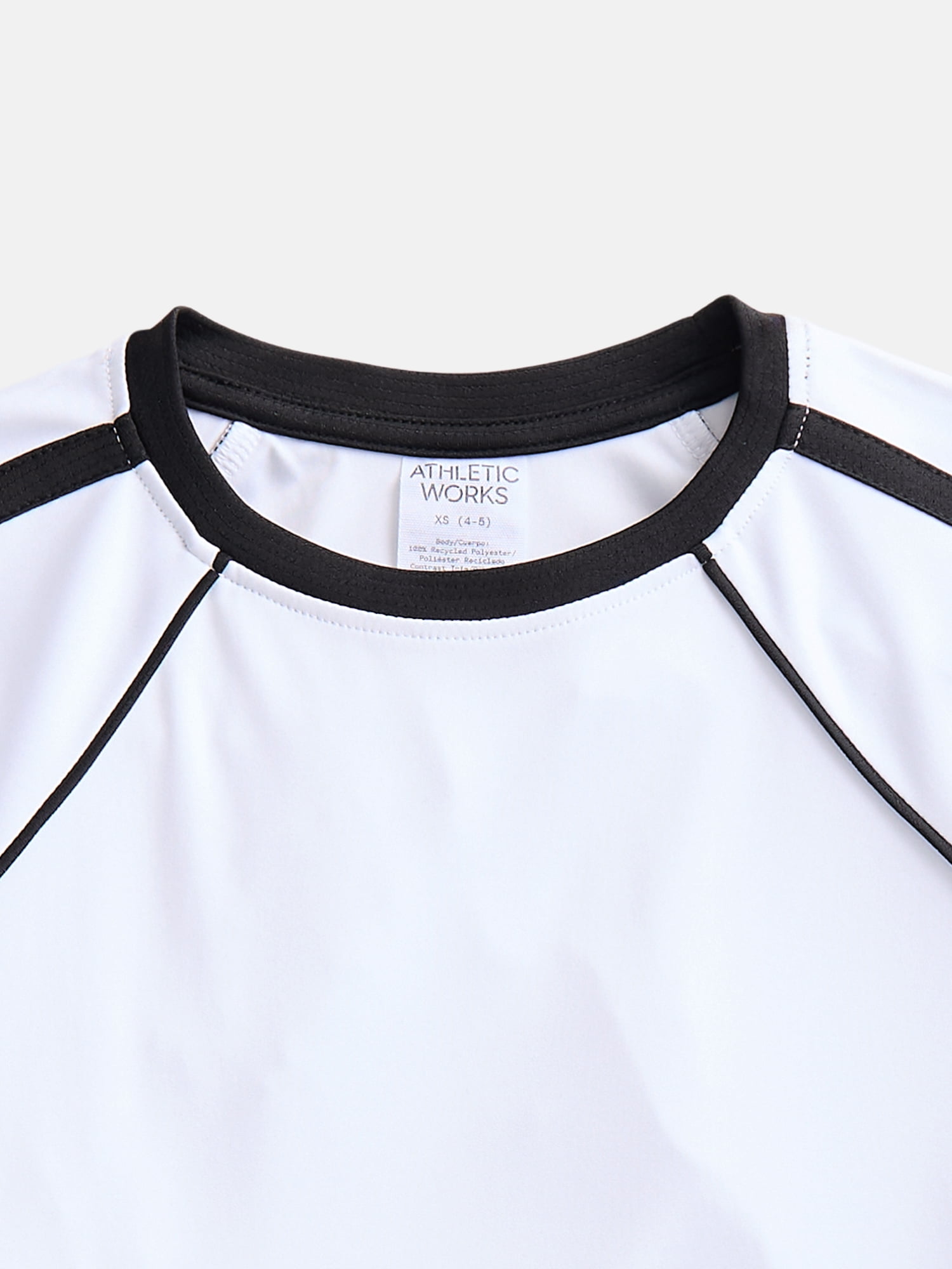 Athletic Works Girls Active Soccer Tee with Short Sleeves, Sizes 4-18