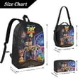 thumbnail image 4 of 3pcs Toy Story Backpack Set With Pen Bag And Lunch Bag Fashion Travel Backpack Laptop Backpack Simple And Large Capacity Backpack 17 Inch, 4 of 8