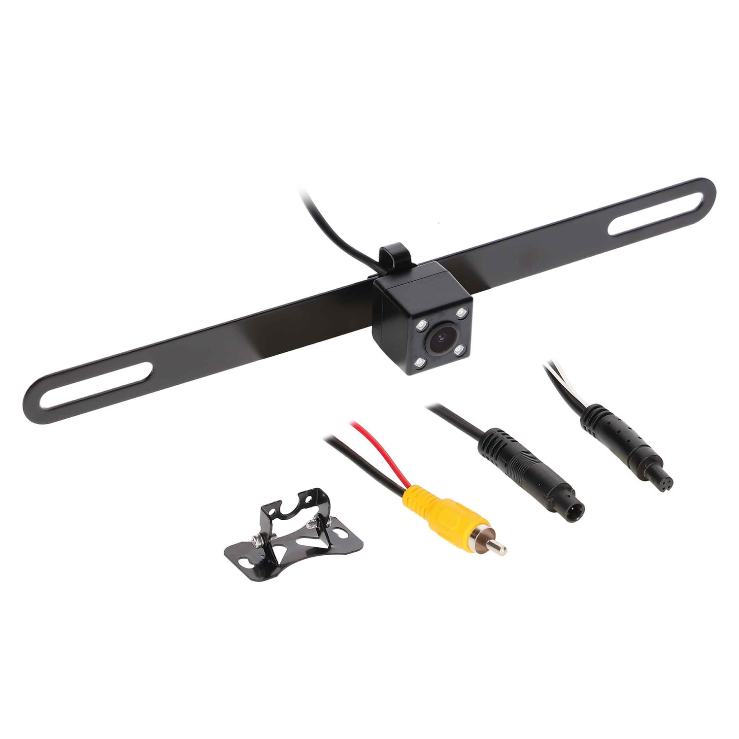 iBEAM Vehicle Safety Systems Wired Accessory Camera with LED Lights, Multi-Mounts, and Active Parking Lines, CVBS 640/AHD 1280 TV Lines TE-2MPLTC