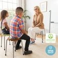 thumbnail image 5 of ECR4Kids Daisy Stackable Stool with Glides Seating Set, Flexible Seating, Earthtone, 8-Piece, 5 of 9