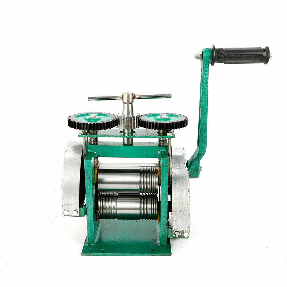 Jewelry Tool Rolling Mill Wire Flat Pattern Sheet Metal Jewelry Press Hot Sell 85mm 3 Manual Combination Rolling Mill Machine