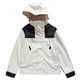 thumbnail image 1 of Chaquetas y abrigos casuales con capucha de manga larga para mujer, chaquetas de moda cómodas e informales con bloques de color, con bolsillo y cordón. Chaquetas y abrigos casuales con capucha de mang, 1 of 2