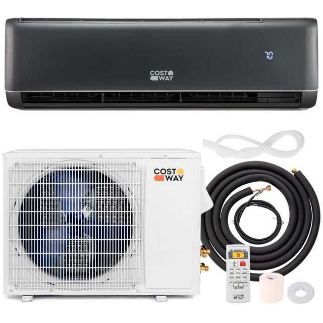 Costway Climatiseur et Chauffage Mini-Split 12000 BTU avec Thermopompe