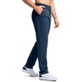 thumbnail image 3 of Pantalones de golf Pudolla, vestido de trabajo elástico para hombre, azul marino, 34 W x 86 L, 3 of 7