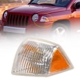 thumbnail image 4 of Front Turn Signal Lamp Cover, ABS Perfect Fit Car Side Marker Light Housing Good Reflection  For Upgrade Left, 4 of 8