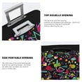 thumbnail image 3 of Disketp Colorful Geometric Figures Elastic Travel Luggage Cover Travel Suitcase Protective Cover For Trunk Case Apply To 18''-32'' Suitcase Cover-Medium, 3 of 7