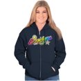 thumbnail image 4 of XOMG POP Brooklynn Sunshine Star Zip Hoodie Sweatshirt Women Brisco Brands M, 4 of 5