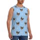 thumbnail image 2 of Fotbe Corgi Dog Men's Camiseta sin Mangas Estampada para Hombres, Playera Casual para Gimnasio, Entrenamiento, Playa-Small, 2 of 7