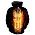 thumbnail image 3 of Sudadera con capucha con estampado 3D de flores y hojas para hombre, sudaderas de moda de manga larga con estampado de plantas coloridas, sudaderas de gran tamaño, 3 of 5