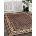 thumbnail image 3 of Ahgly Company Machine Washable Indoor Square Traditional Camel Brown Area Rugs, 8' Square, 3 of 7