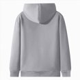 thumbnail image 6 of TOWED22 Women's Winter Warm Fleece Jacket Full Zip Sherpa Lined Hoodie Heavyweight Casual Sweatshirt Coat for Women,Grey,5XL, 6 of 7