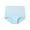 Light Blue, variant on TFEOQRY Women's Briefs Underwear Solid Color Cotton High Waist Large Size Briefs Tummy Lifting Underwear Gray