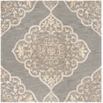 thumbnail image 2 of Safavieh Dip Dye Peregrine Floral Area Rug, Slate/Beige, 7' x 7' Square, 2 of 8