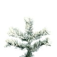 thumbnail image 3 of Vickerman Artificial 6.5' X 62" Indoor Flocked Alaskan Pine Christmas Tree - Unlit - 1045 PVC Tips, 3 of 6