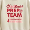 thumbnail image 2 of Instant Message - Christmas Prep Team Oversized Fleece Crew Sweatshirt, 2 of 5