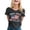 u5v#27Dark Gray200, variant on WAYUTE Women Shirts Us National Flag Pattern USA 1776-2026 Letter Print Short Sleeve Crew Neck For 4Th Of July Party Night Casual Tee,Dark Gray,M