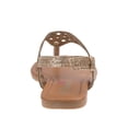 thumbnail image 4 of Petalia Girl T, Strap Kids Thong Sandal with Ankle Strap, Gold, 13, 4 of 5