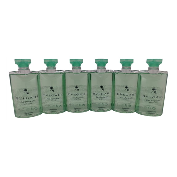 Bvlgari au the vert (green tea) shampoo 2.5oz Set of 6