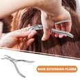 thumbnail image 4 of 1 Paire de Pinces à Extension de Cheveux en Métal Pinces à Pointe Fine Outil d'Élimination des Cheveux, 4 of 5