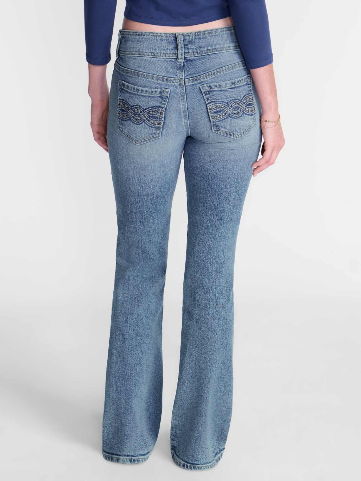 No Boundaries Extended Tab Bootcut Jeans, 31.5'' Inseam, Women’s 00-20