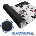 thumbnail image 6 of Long Mouse Pads for Desk,Scribble Dogs Desk Mats on Top Of Desks, Desk Mouse Pad Extra Large with 3mm Non-Slip Base and Stitched Edge for Gaming,Office,Work,Home 31.5"x11.8", 6 of 6