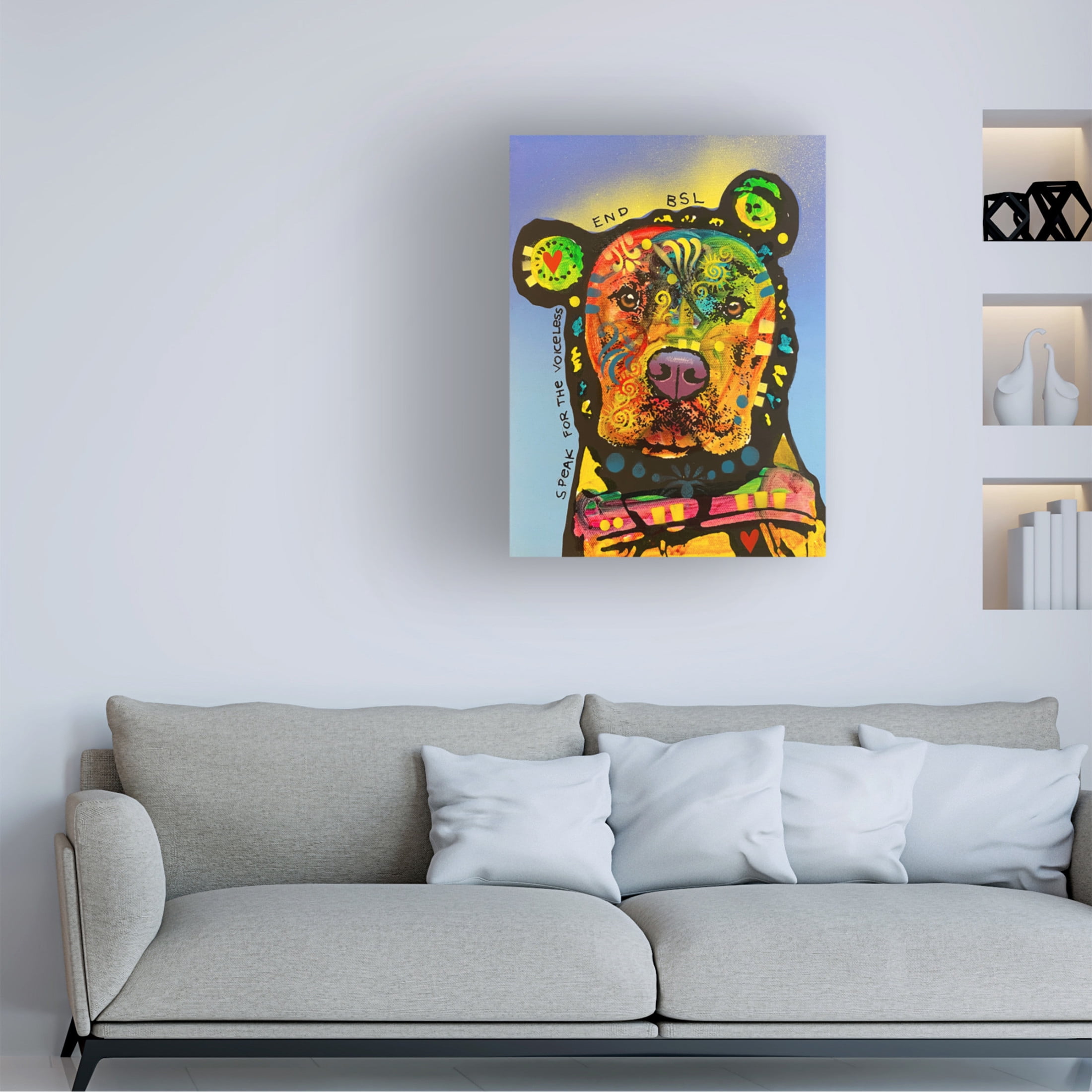 Canvas Wall Art - Dean Russo 'Speak' Wall Art for Living Room, Bedroom, or Office Décor by Trademark Fine Art - 35 x 47 Inches