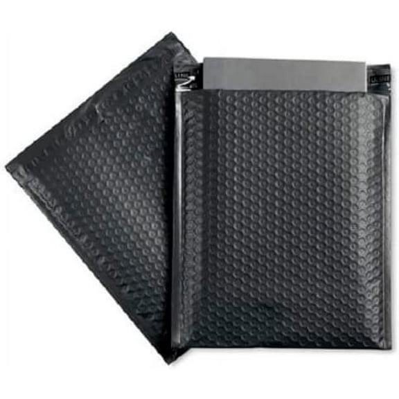 supplyhut 50 #5 10.5''x16'' Black Poly Bubble Padded Envelopes Mailers Shipping Case