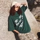 thumbnail image 5 of Frog drift-ropa de calle a la moda para hombre, Camiseta holgada de gran tamaño con estampado de espuma, CPFM, KANYE, MUST BORN AGAIN, VeranoNegro, 5 of 5
