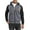 Dark Gray, variant on KIHOUT Fall and Winter Mens Coat Men's Fashion Casual Blocking Color Zipper Pockets Long Sleeve Hooded Casual Outwear
