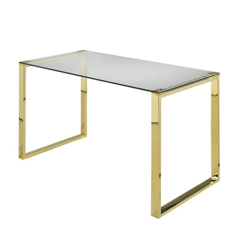 Brock glass desk deals