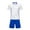 White, variant on Children's Soccer Short Sleeved Boys and Girls Soccer Practice Sports Merchandise