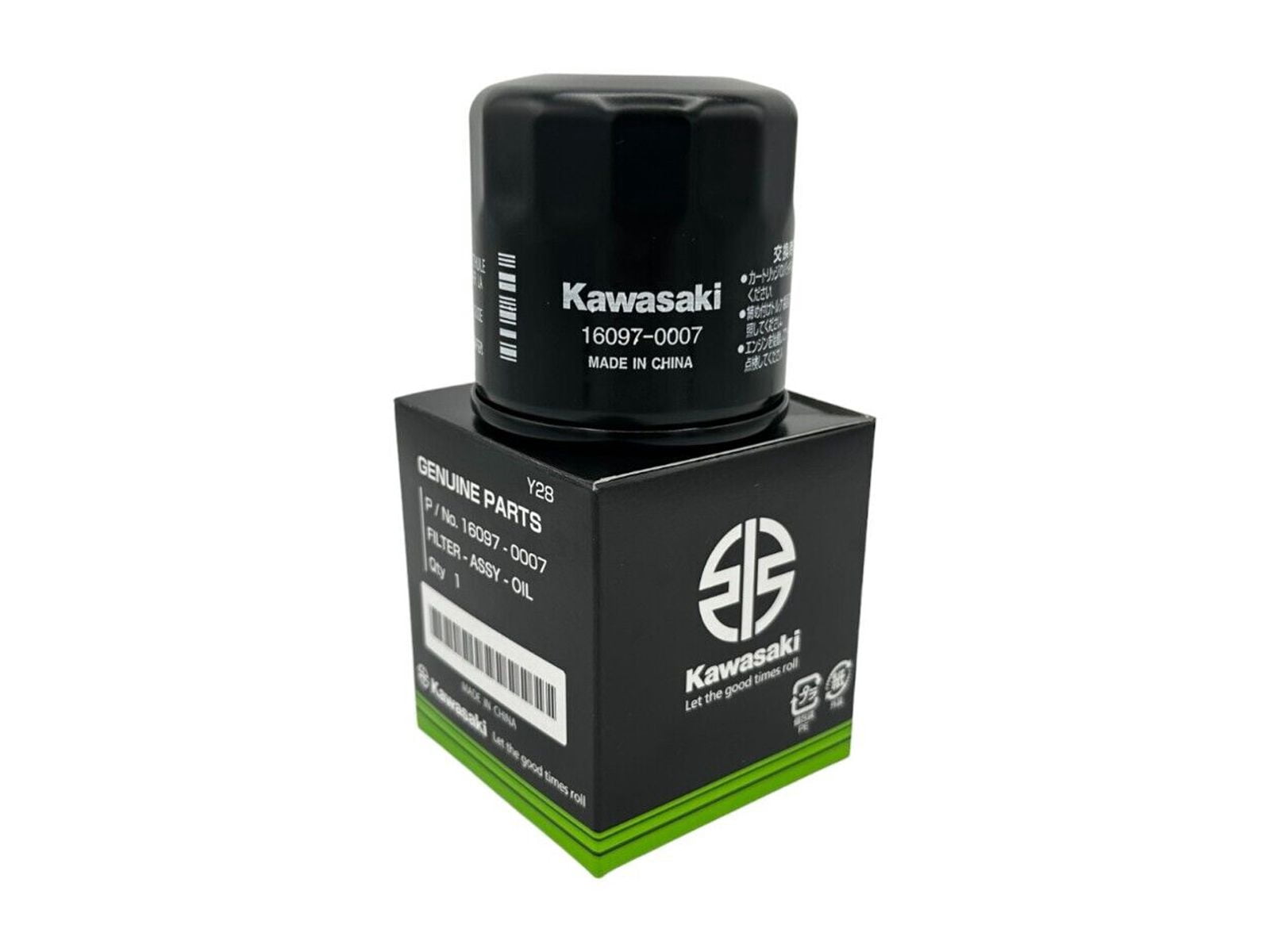Kawasaki 16097-0007 2 Pack Oil Filter New OEM
