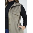 thumbnail image 4 of Chaleco de gamuza Roman Fashion /Tallas Extras, 1110 (Cafe) cafe 40, 4 of 7