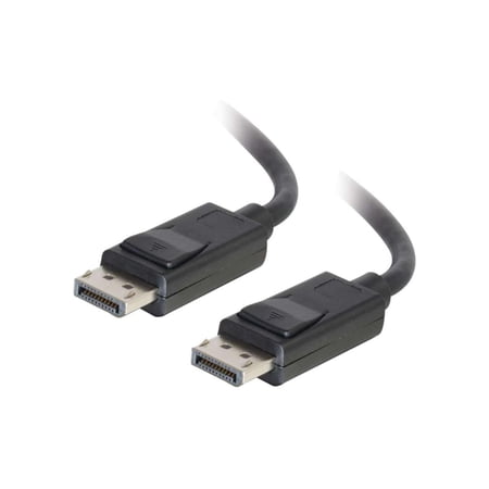 UPC: 0757120544050 | C2G 54405 DisplayPort Cable with Latches M/M  8K UHD Compatible – Digital Audio Video  Black (35 Feet  10.66 Meters)