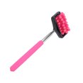 thumbnail image 4 of Roller Massager, Flexible Relax Rubber Handle  Telescopic Back Massage Stick Length   For Massage Shop For Home Pink, 4 of 8