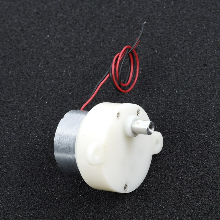 Small Dc Gear Motor 3-9V Mini Worm Gear Motor Slow Low Speed 9-32Rpm Diy  50Ma - Walmart.com