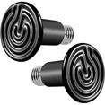 thumbnail image 1 of 2-pack 100W heat lamp for terrarium, ceramic heat emitter, none, 1 of 5