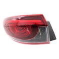 thumbnail image 4 of For Mazda 6 2014 2015 2016 2017 Tail Light Assembly Driver Side | Outer | LED | Red/Clear Lens | Black/Chrome Housing | Fiber Optic | Replacement For MA2804121 | 191275423950, GMN351160B, 4 of 6