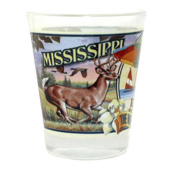 Mississippi ST Mural Shot Glass